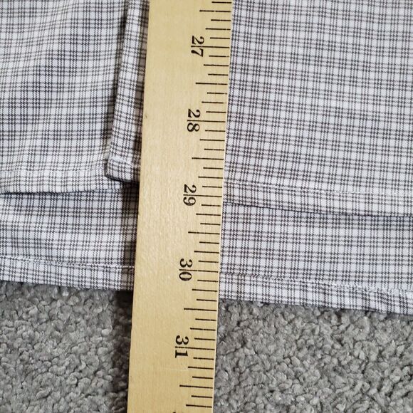 Ministry Of Supply Shirt Mens Large Gray Button Up Checks Vented Performance - Picture 10 of 11